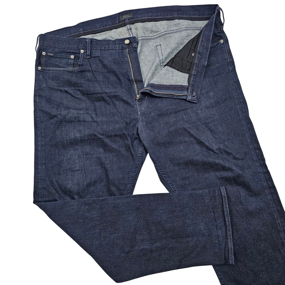 Polo Ralph Lauren Jeans Mens 46Bx32 Dark Wash Indigo Americana Timeless Preppy